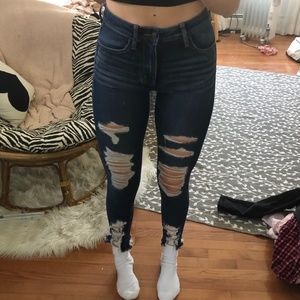 American Eagle super high rise jeggings